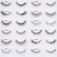 human hair eyelash strips