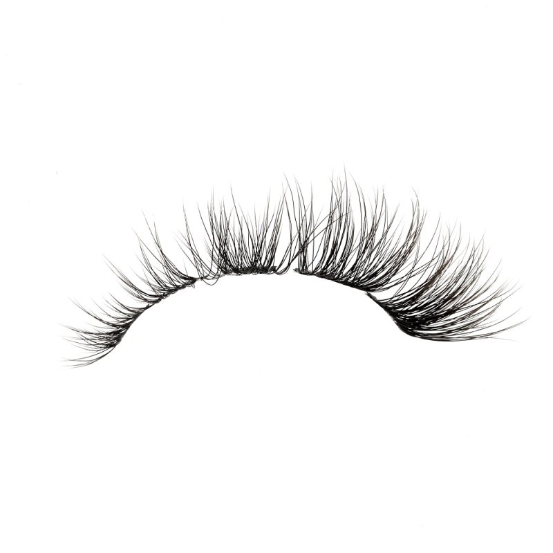 Clear band 3d fluffy strip lashes