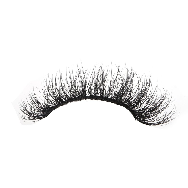 3D Fluffy lashes wearing effect
