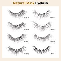 natural mink strip lashes