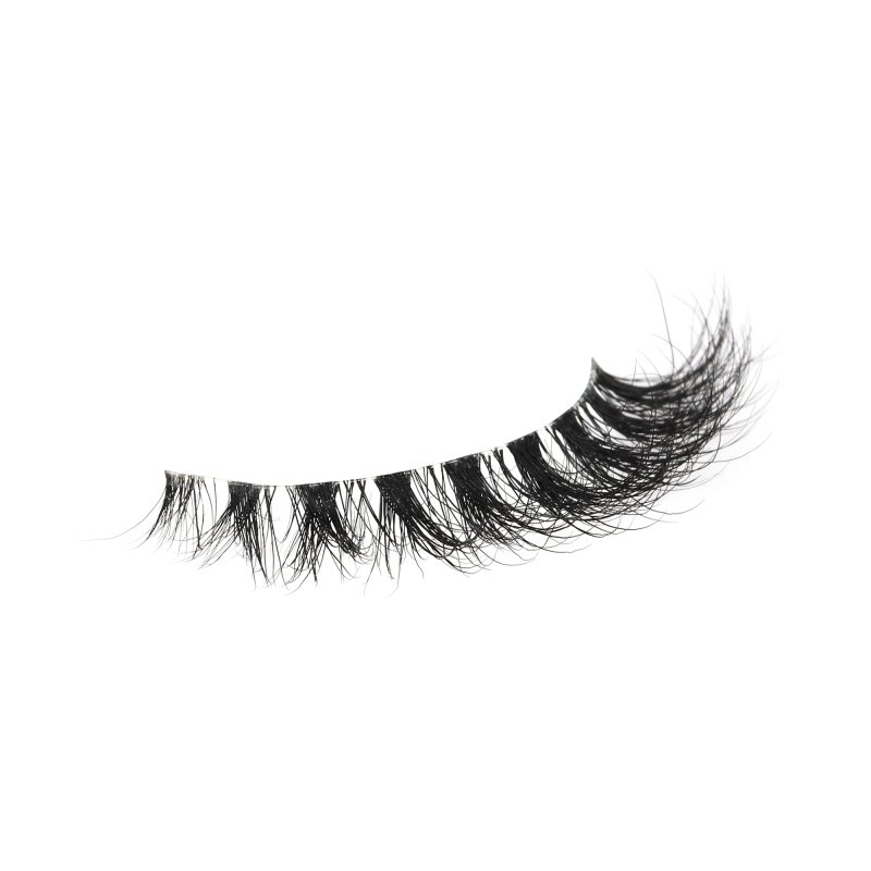 10mm natural mink lashes strip side view