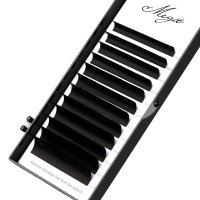 D curl flat lash tray