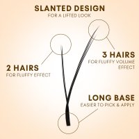 foxy flying yy lashes fan detail