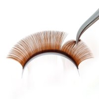 soft brown individual lashes 