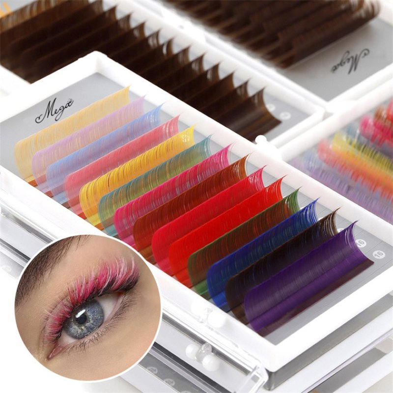 colored lash extension