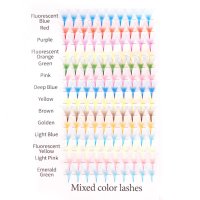 colored premade volume fans