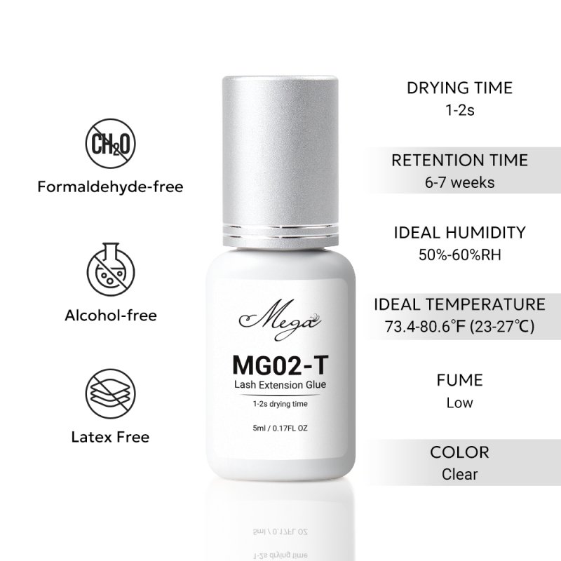 transparent eyelash glue