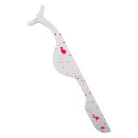 white strip lash tweezers