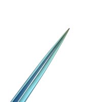 blue Straight classic lash tweezers tip