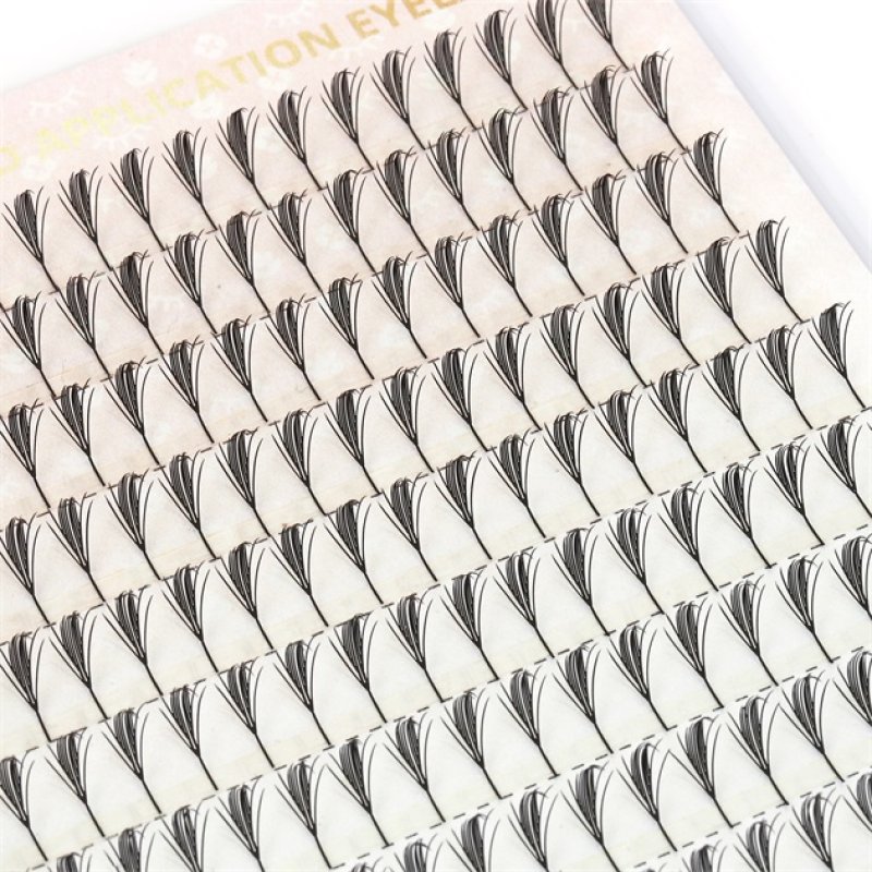doll eye fan laser-cut cluster lash tray