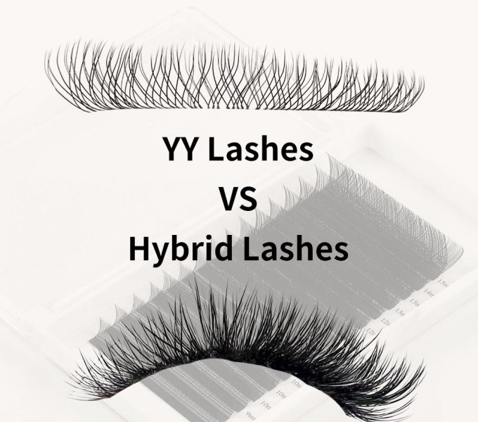 YY Lashes vs Hybrid Lash Extensions: Guide for Consumers, Lash Artists & Brands