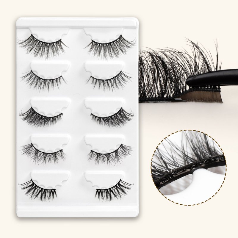 pop on Pre Glued Half Lashes