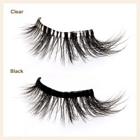 clear black glue band Self Adhesive Strip Lashes (upper band glue)