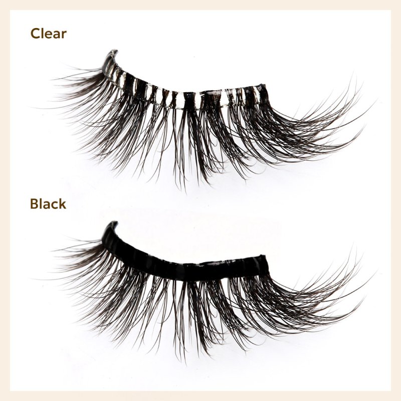 clear black glue band Self Adhesive Strip Lashes (upper band glue)