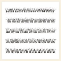 natural diy cluster lash extension
