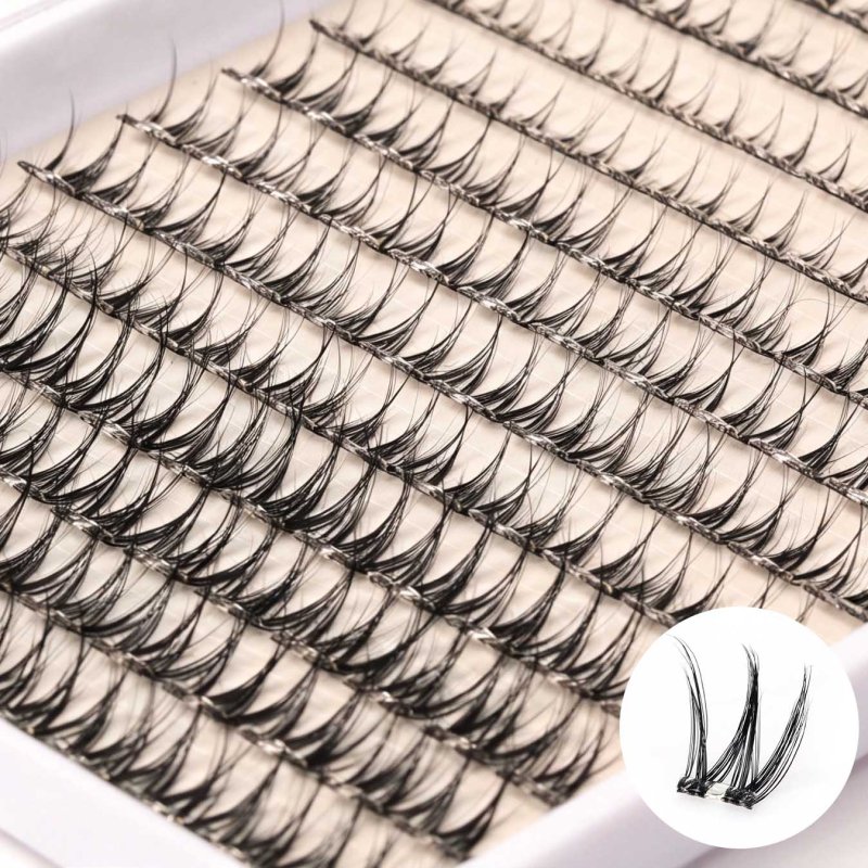 natural self adhesive lash clusters