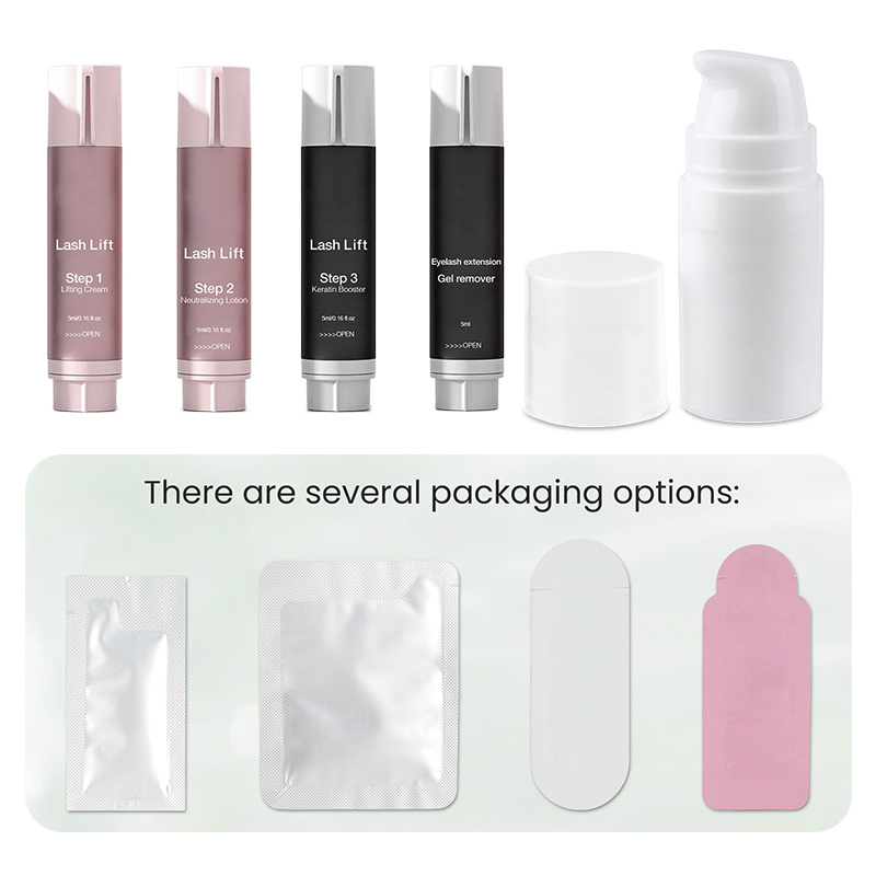 lash lift custom packing options