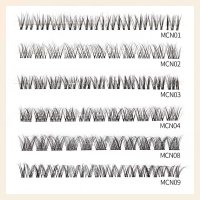 natural diy cluster lash extension