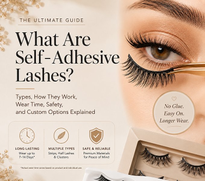 What Are Self-Adhesive Lashes? How They Work, Safety & How Long They Last